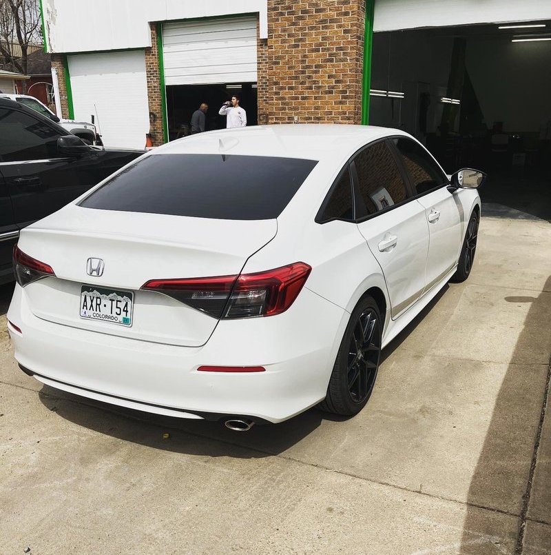 Side window tinting